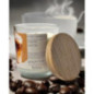 Świeca sojowa - Glass Harmony Collection - 180 ml - Zapach Caffe Latte