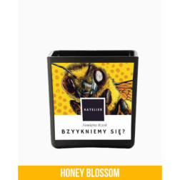 Świeca sojowa - Bzyykniemy się?- 250 ml - Namiętny Bzyyk - Płomień bez cenzury - Zapach Honey Blossom