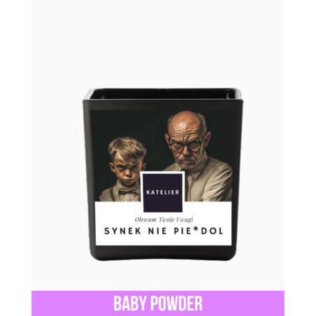 Świeca Sojowa Zapach Baby Powder