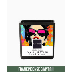 Świeca Sojowa Zmysłowy Zapach Frankincense i Myrrh do medytacji