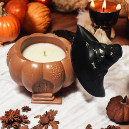 Świeca Perfumowana na Halloween - Dyniowa Chata Czarów - 80 ml - Zapach Perfectly Pumpkin