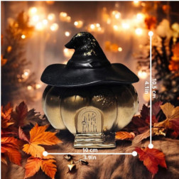 🎃  Świeca Zapachowa na Halloween „Dyniowa Chata Czarów” – Perfectly Pumpkin | 80 ml