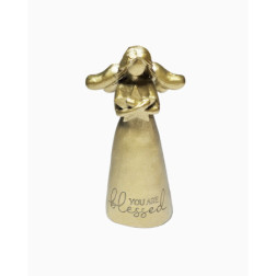 ✨ Figurka Gipsowa Aniołek "You Are Blessed" – Elegancka Dekoracja z Jesmonite