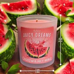 Świeca Sojowa - Juicy Dreams - 140 ml - Zapach Orzeźwiający Arbuz