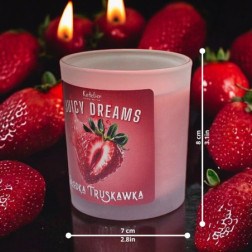 🍓 Świeca Sojowa „Słodka Truskawka” – Owocowy Aromat w Twoim Domu