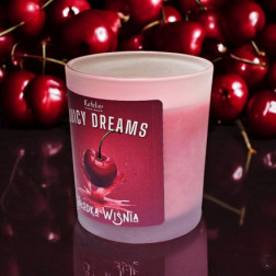 Świeca Sojowa - Juicy Dreams - 140 ml - Zapach Słodka Wiśnia