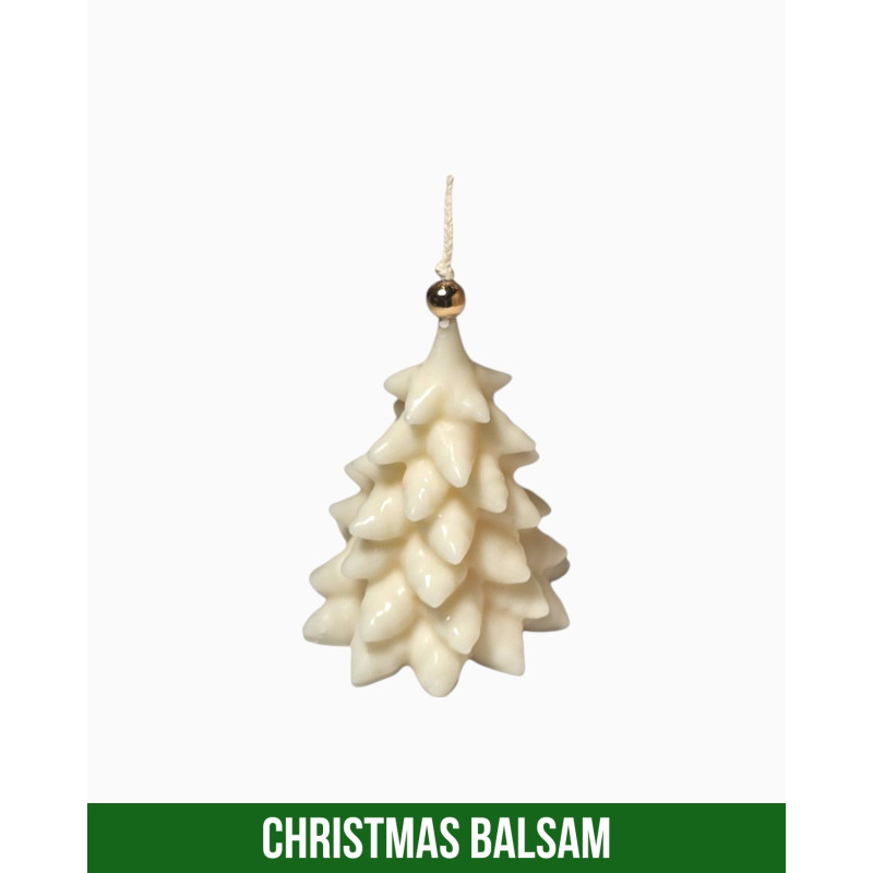 Świeca Sojowa - Choinka - 150ml - Zapach Christmas Balsam Świeca Sojowa - Choinka - 150ml - Zapach Christmas Balsam