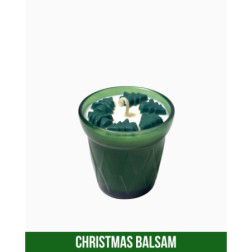 Świeca sojowa - Choinkowy Blask - 156 ml - Zapach Christmas Balsam