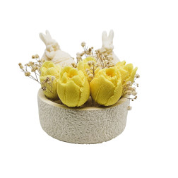 wosk naturalny tulipany