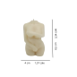 Świeca sojowa- Kobieta- 80ml- bezzapachowa