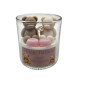 🧸Świeca Misie Tulisie Różowa – zapach makaroników 130 ml