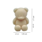 Świeca Misie Tulisie Różowa – zapach makaroników- 130 ml