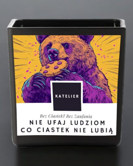 Świeca sojowa nie ufaj ludziom co ciastek nie lubią